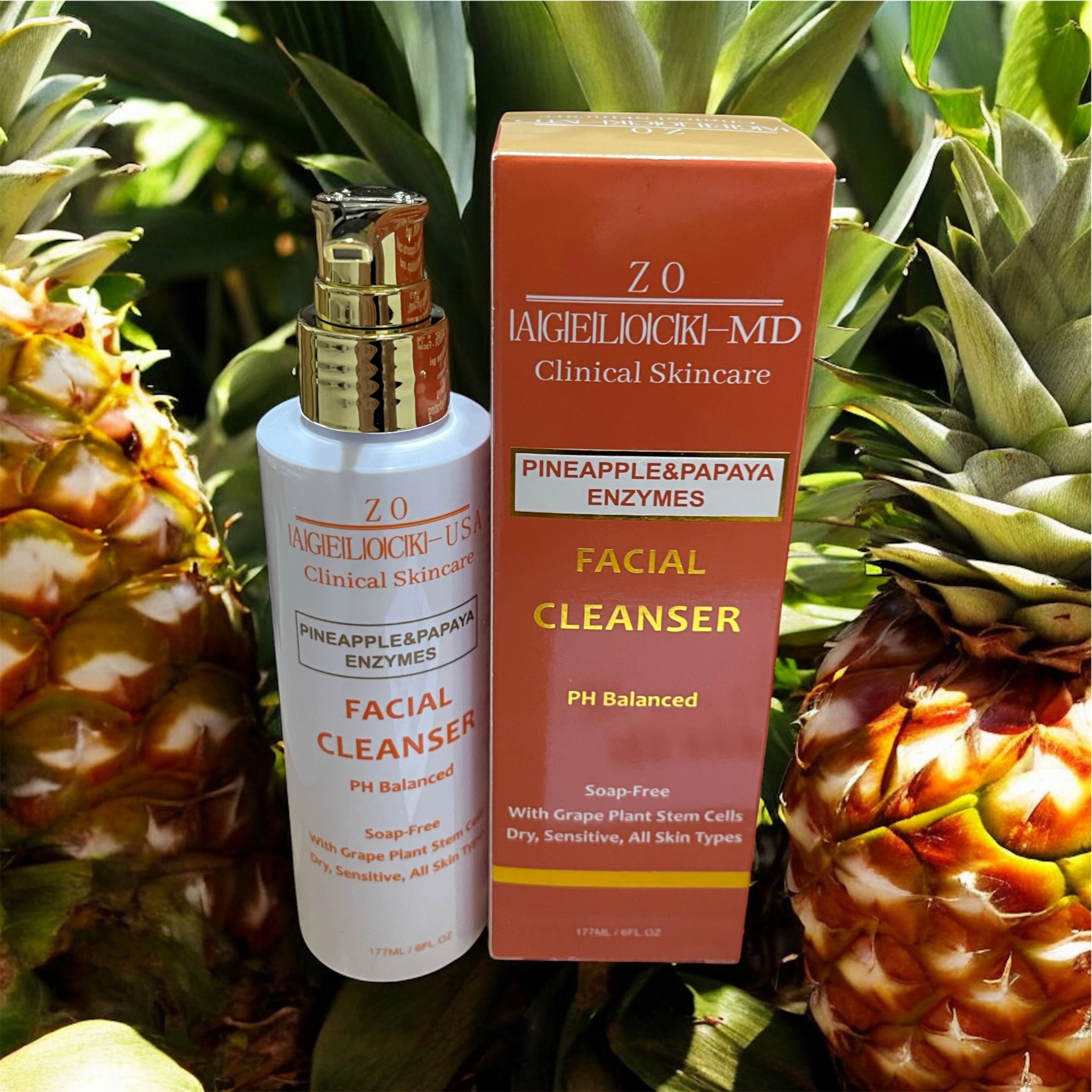 PINEAPPLE & PAPAYA ENZYMES FACIAL CLEANSER